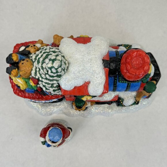 Vtg Accents Unlimited Santas Express Light-Up Christmas Train Figurine Set Bears - Picture 7 of 16